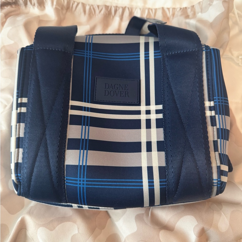 Dagne Dover Landon Carryall, Extra Small, Blue Plaid Women's Bag, NWT